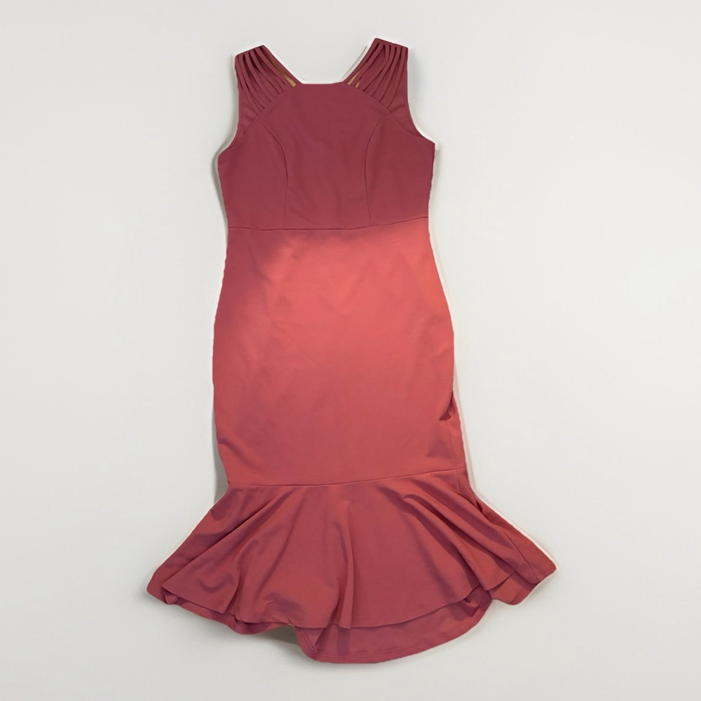 PrettyGarden Dark Pink Sleeveless Dress - Large